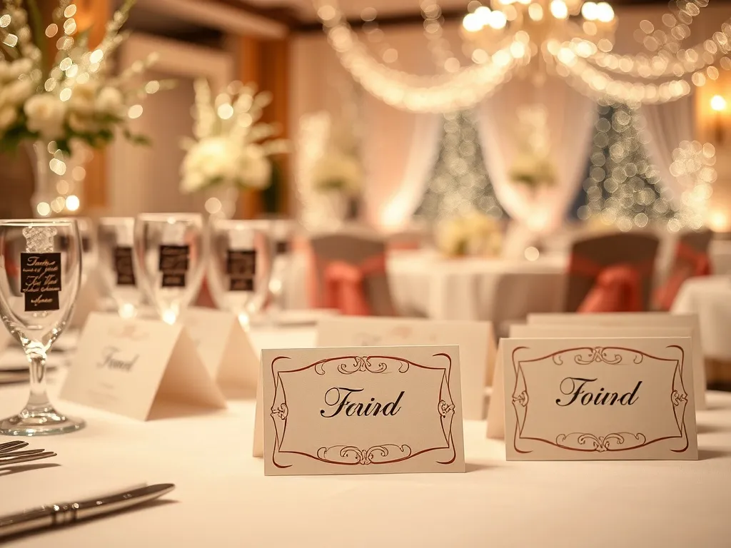 Jak wybrać winietki na wesele, które zachwycą gości?