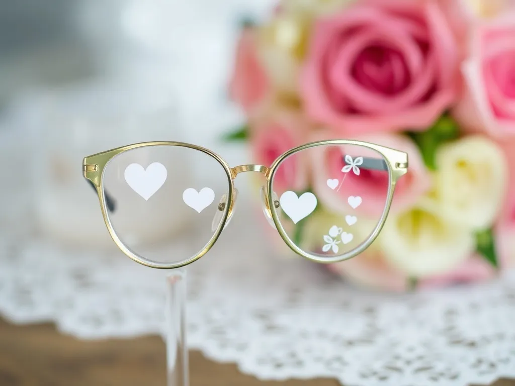 Naklejki na okulary wesele: jak dodać uroku Twoim okularom?