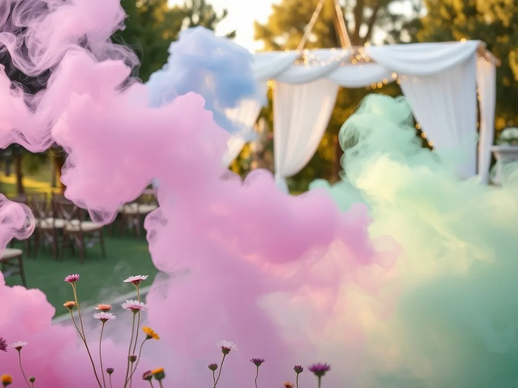 Kolorowy dym na wesele: jak wybrać najlepszy efekt na zdjęcia?